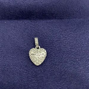 Juicy Couture Silver Rhinestone Pendant